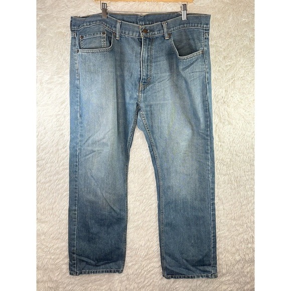 Levi’s 559‎ Relaxed Straight Denim 100% Cotton Blue Jeans Mens • Size 38 x 30 - Picture 1 of 10